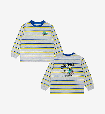 럭비 스트라이프 긴팔티